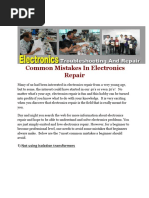 SMPS Troubleshooting Guide: 6 Steps | PDF | Power Supply | Electronic ...