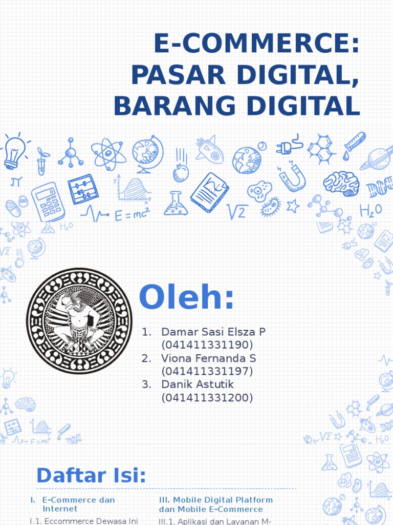 Sim Ppt Bab 10 E Commerce Pasar Digital Barang Digital