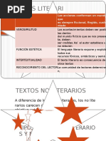 El Texto Literario y No Literario