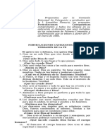 Formulaciones catequísticas de la fe cristiana