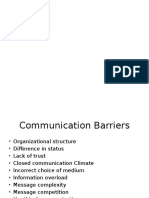 Comm Barriers