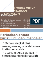 SEBUAH MODEL UNTUK PENGEMBANGAN KURIKULUM.ppt