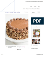 Ferrero Rocher Cake Recipe | Mom's Dish