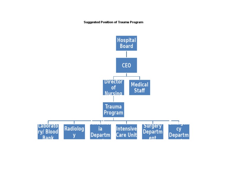 Trauma Program Organizational Structure | PDF | Wellness | Science ...