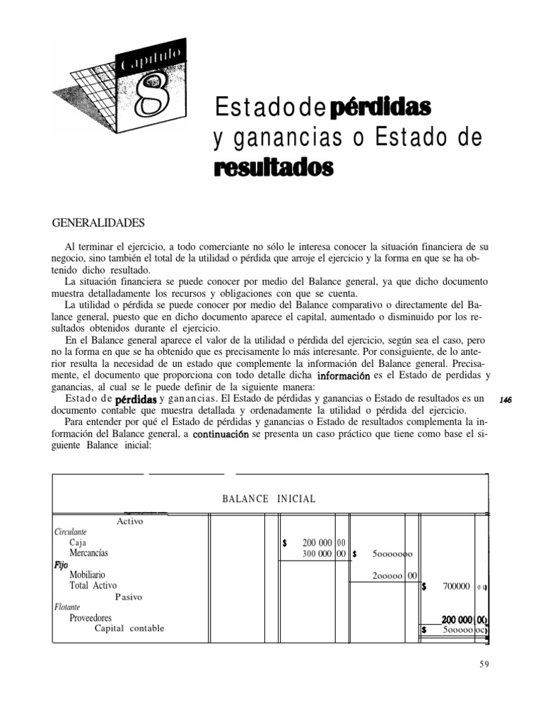 Estado de Pérdidas y Ganancias Explicado | PDF | Hoja de balance ...
