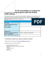 Cost Evidence Template