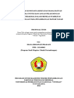 Proposal Tesis Penentuan Konstanta Massa Batuan Pada Pilar Batubara