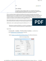 Technical Reference 9 Perform Direct Analysis Dialog