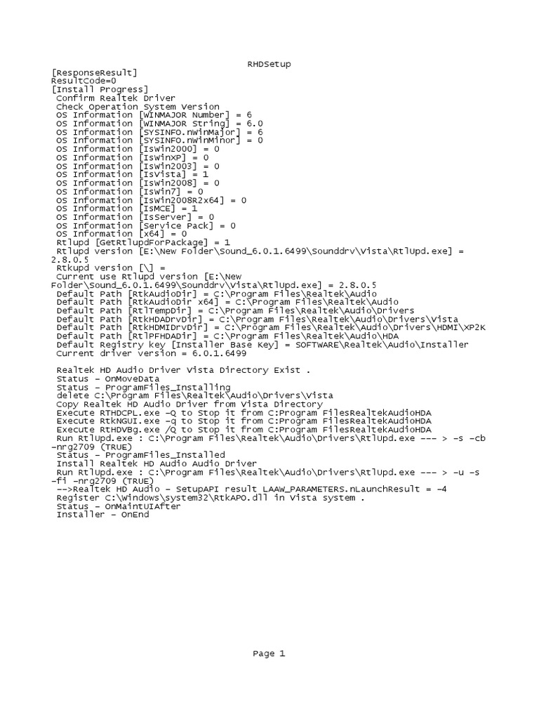 RHDSetup - Notepad | PDF | Windows Vista | Installation (Computer Programs)