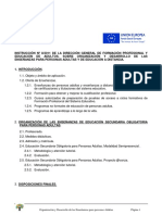 2011-09-05-InstrucciÓn DirecciÓn General FormaciÓn Profesional EducaciÓn Adultos Organ