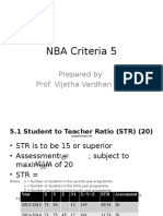 NBA Criteria 5