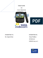 marketing plan of tata telecom