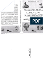 Miriam Balestrini - Como Se Elabora El Proyecto de Investigación PDF