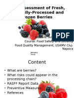 Anamaria David - Berries Risk Assessment
