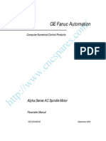 B-65160E FANUC AC SPINDLE MOTOR Parameter Manual PDF