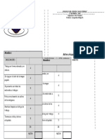 Lista de Cotejo Artes Visuales.