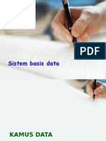 ERD DFD Kamus Data