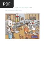 In The Kitchen With English Vocabulary and Pictures PDF Kitchen Vocabulary English Lesson