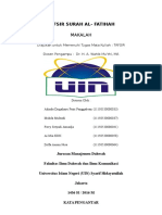 Tafsir Surah Al Fatihah