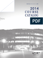 2014 Course Catalog