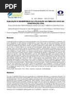 Avaliação e Desempenho Da Fibra de Coco Na Construção Civil