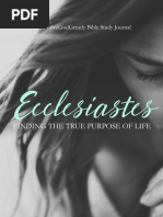 Ecclesiastes English Study Journal