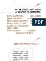 Sediaan Parenteral