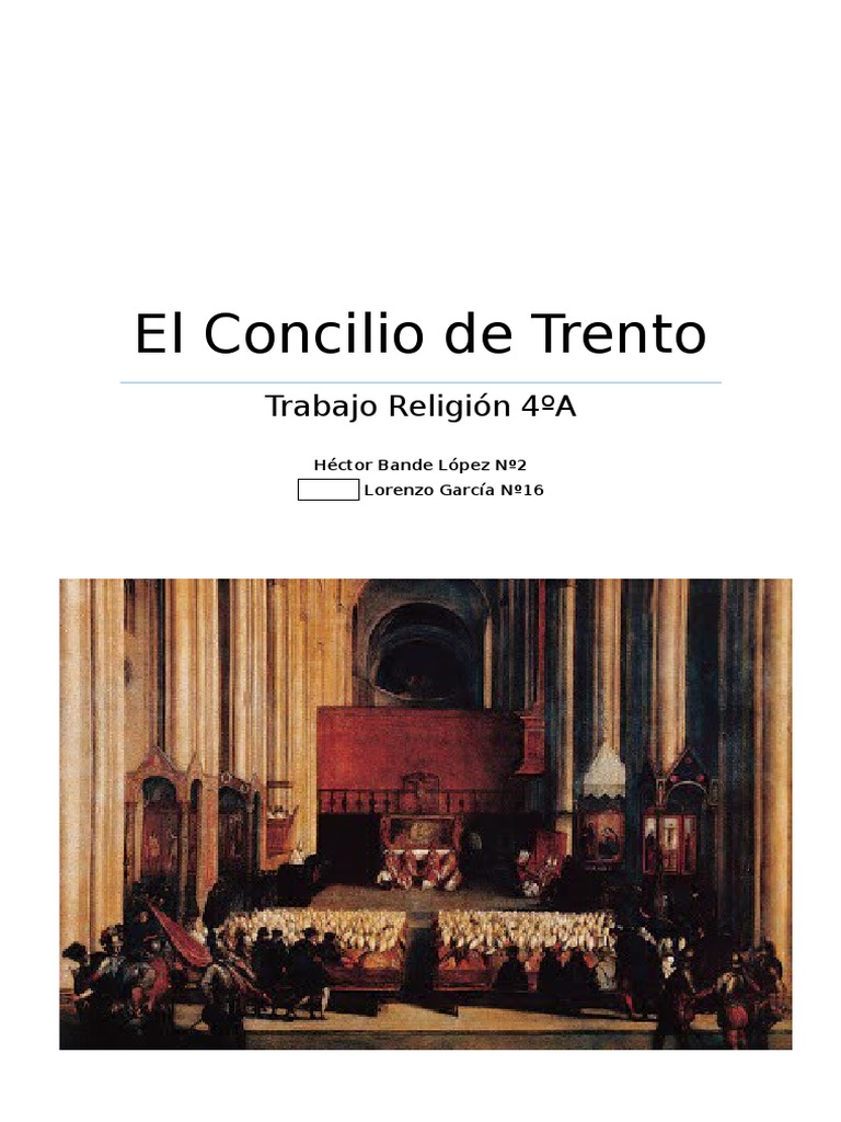 El Concilio de Trento protestantismo Religión y espiritualidad