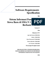 SRS Sistem Infromasi Pendaftaran Siswa Baru