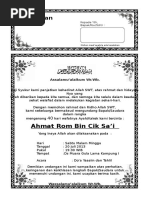 Surat Undangan Tahlil