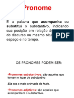 Tabela de Pronomes Pessoais - Gramática