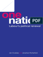 One Nation Labour's Political Renewal