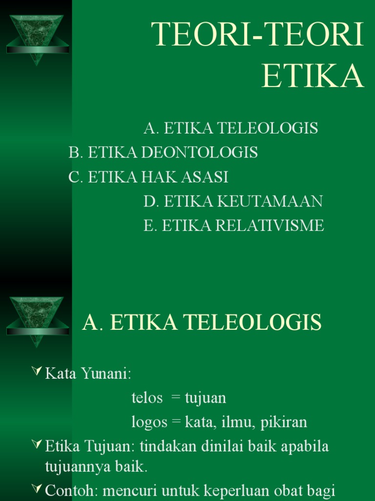 4 Ciri-ciri Keputusan Etis