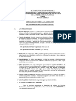 Pautas Para La Elaboración Del Informe de Pracicas Profesionales