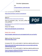 Web Site Optimization: CSS Compressor & Minifier