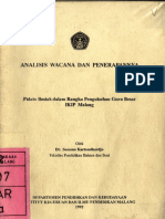 Analisis Wacana Dan Penerapannya - Prof. Dr. Soeseno Kartomihardjo