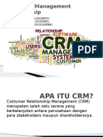 CRM (Corporate Relation Management)