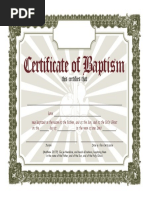 Certificate of Live Birth of Foundling - OCRG Form No. 101 | PDF ...