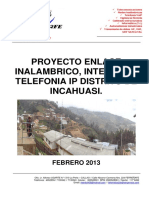 Perfil Del Proyecto Internet Incahuasi Tel2fe