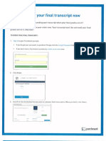 Transcript Ordering Instructions