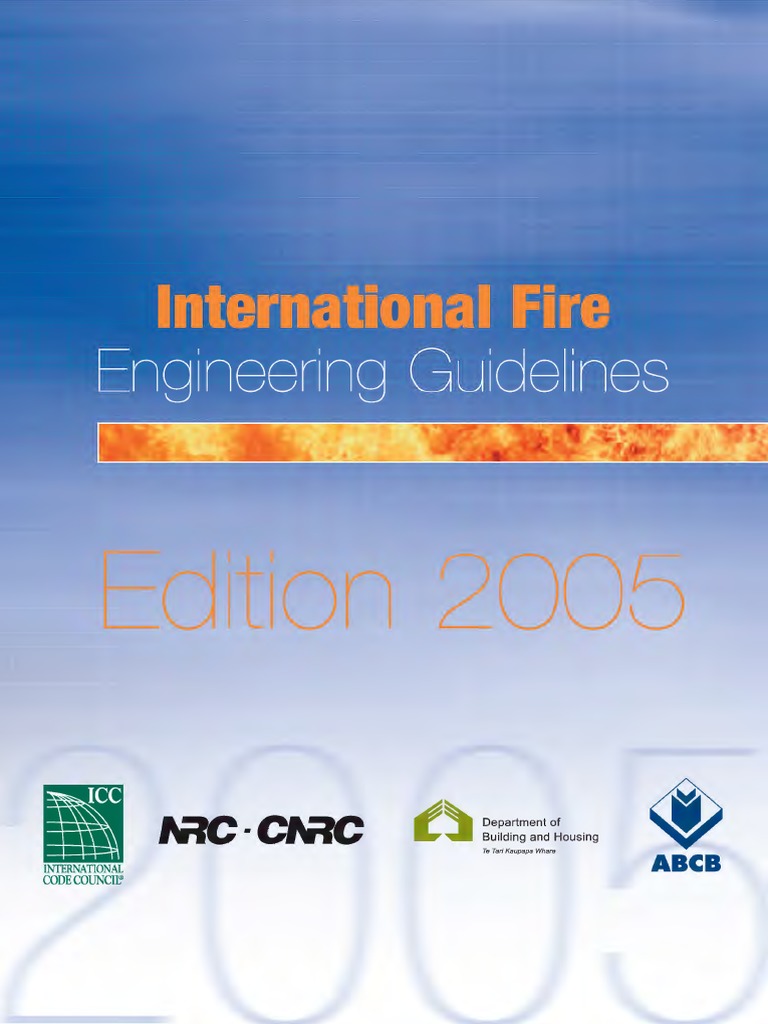 Guidelines International Fire Engineering 2005 Fire Safety Safety