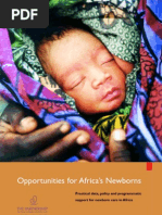 Opportunities for Africa's Newborns