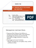 Modul-8 (Manajemen Jaminan Mutu Pelayanan Gizi Institusi)