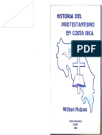 Historia Del Protestantismo en Costa Rica, Wilton Nelson, 1983, IINDEF PDF