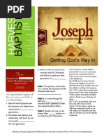 Joseph 18 Gen 50 - 15-21 Handout 052216