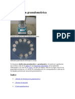 Clasificación Granulométrica