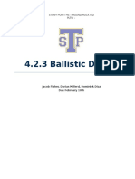4.2.3 Ballistic Device: Stony Point Hs - Round Rock Isd PLTW