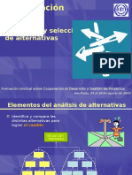 5. Analisis y Seleccion de Alternativas