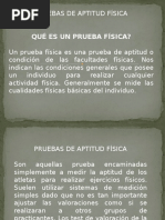 Pruebas de Aptitud Fsica