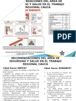 RECOMENDACIONES SISMO